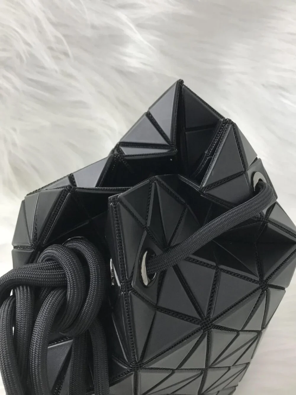 NEW BAO BAO ISSEY MIYAKE  WRING  Black shoulder bag - Picture 8 of 12